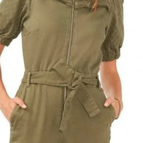 328 Chelsea & Violet Denim Stretch Jumpsuit - Picture 2 of 3